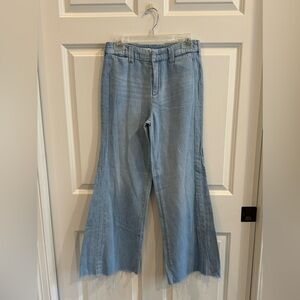 Anthropologie Pilcro and the Letterpress Wide Leg Trouser Jeans